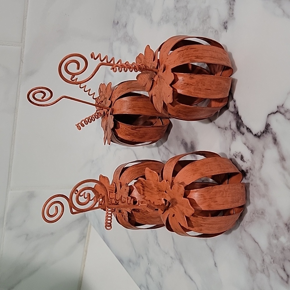 Pumpkin Note card holder tableware